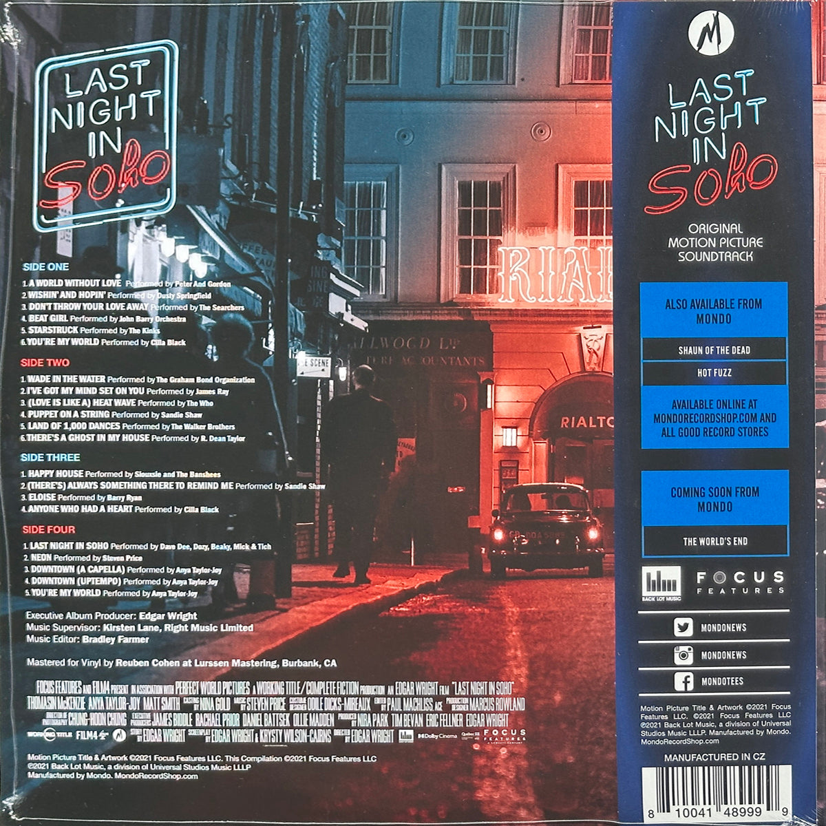 Last Night In Soho (Original Motion Picture Soundtrack)