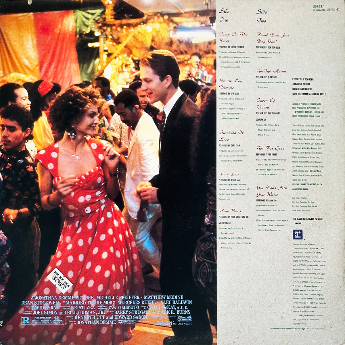 Music From The Film Married To The Mob