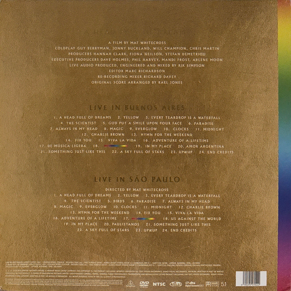 Live In Buenos Aires / Live In São Paulo / A Head Full Of Dreams