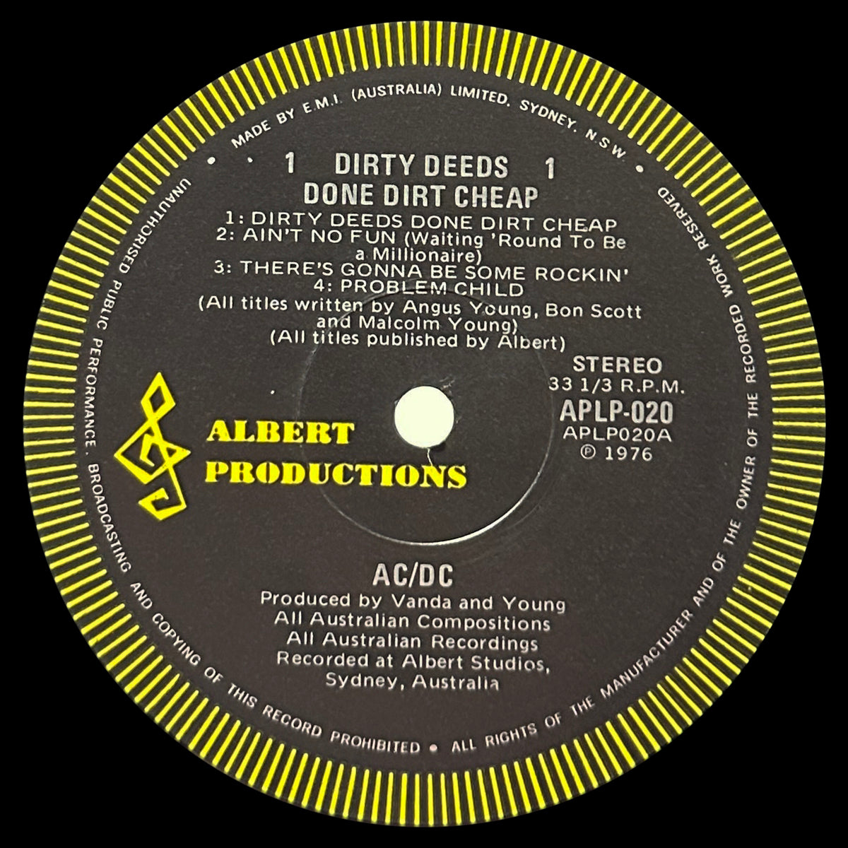 Dirty Deeds Done Dirt Cheap