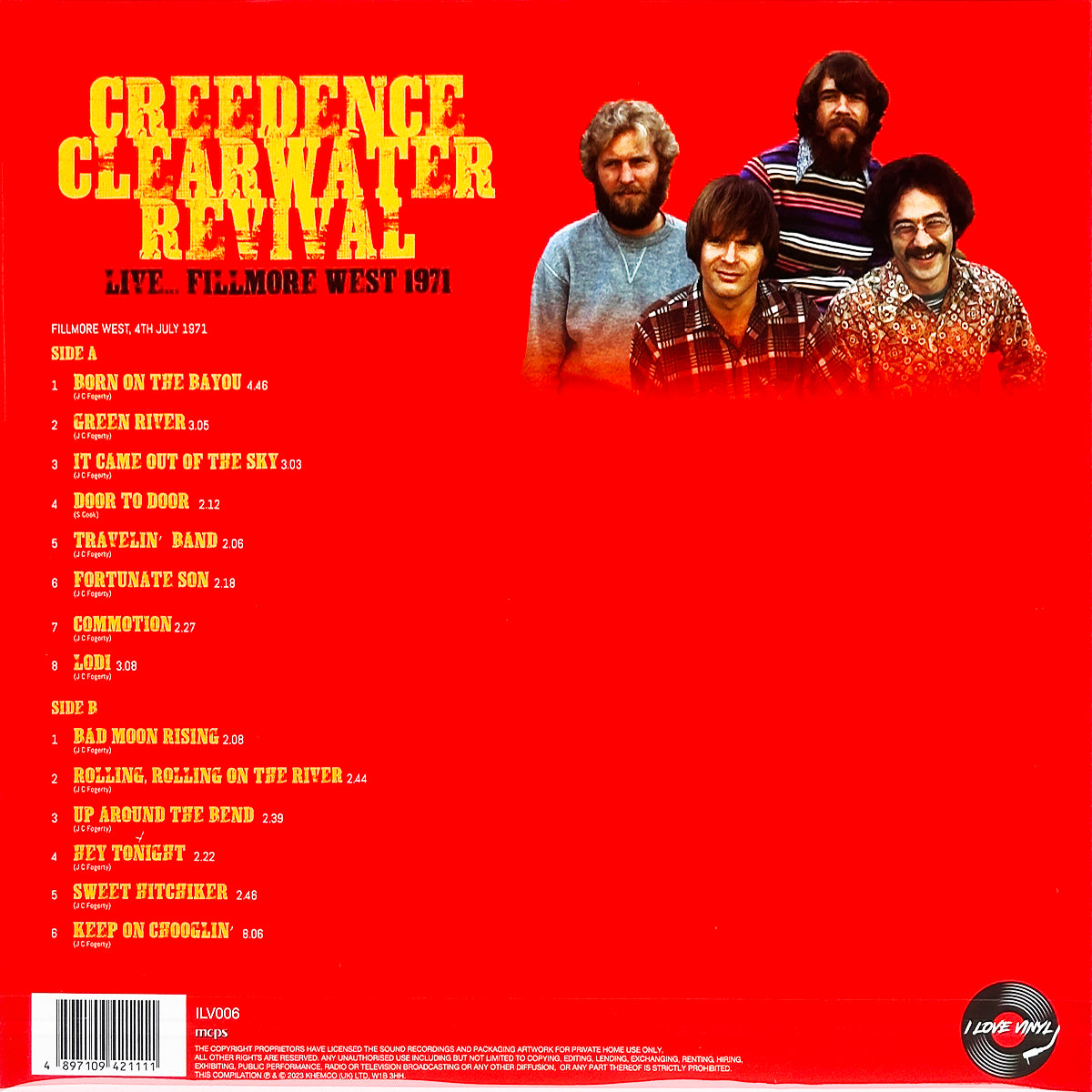 Live... Fillmore West 1971