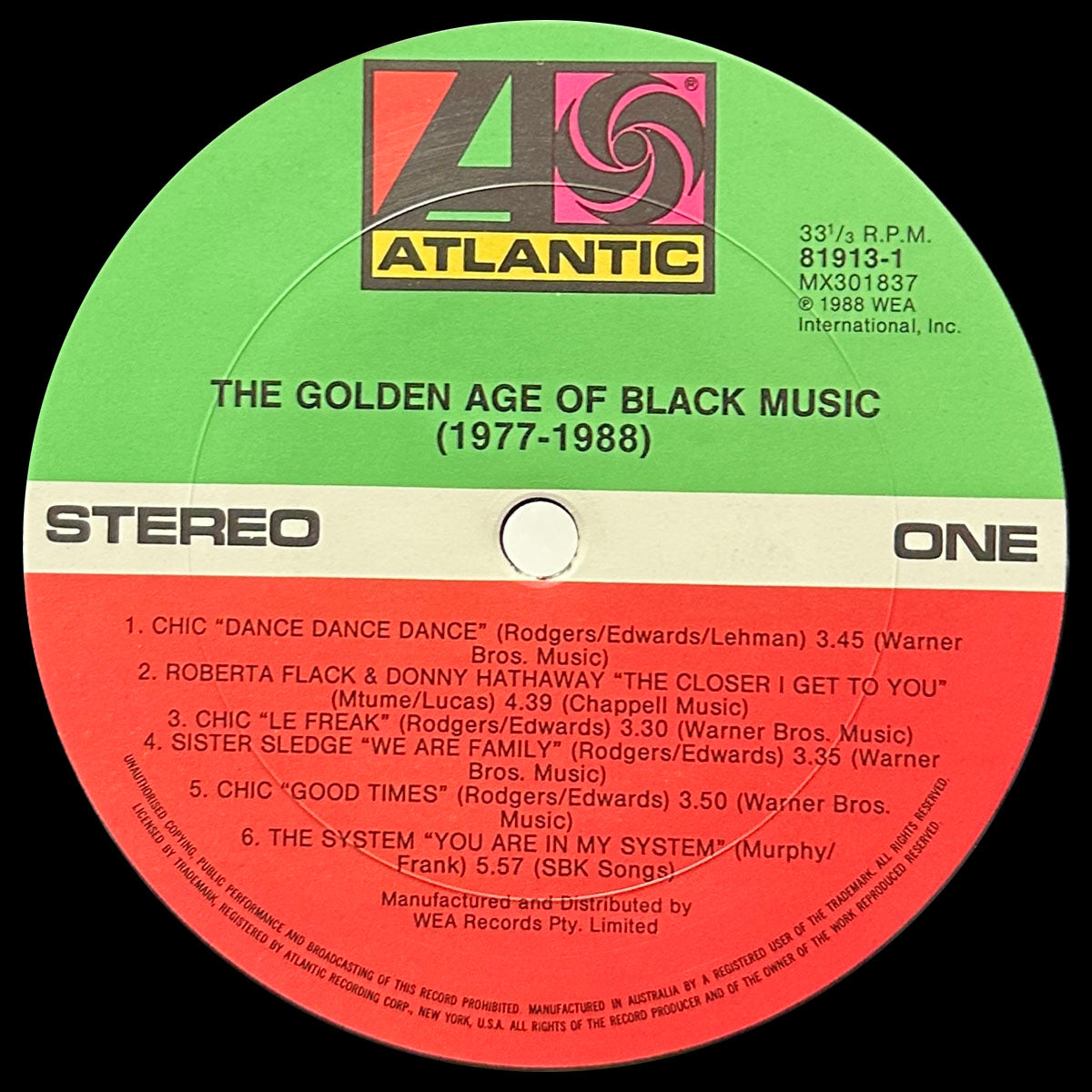 The Golden Age Of Black Music (1977-1988)