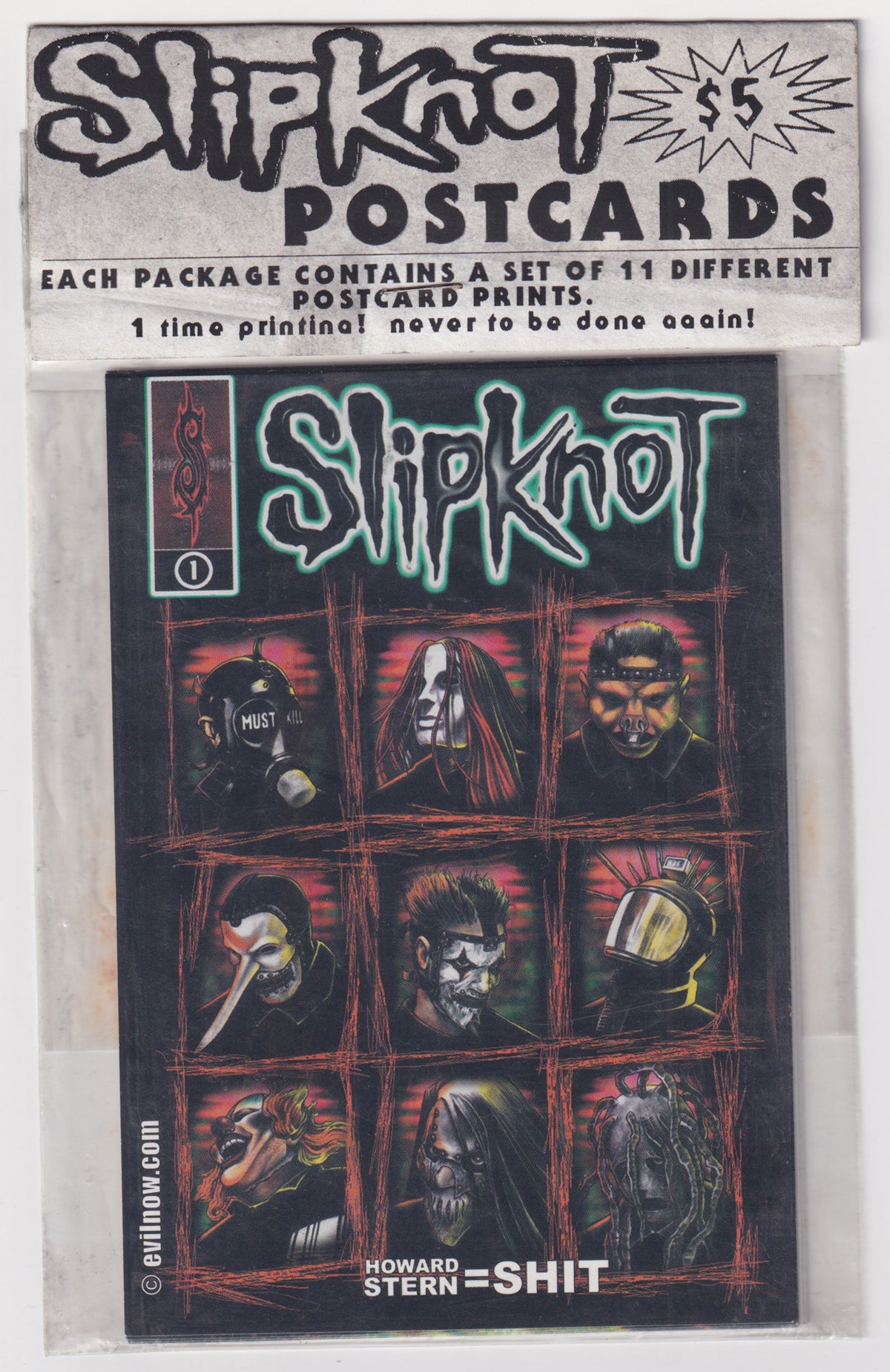 Slipknot Postcards
