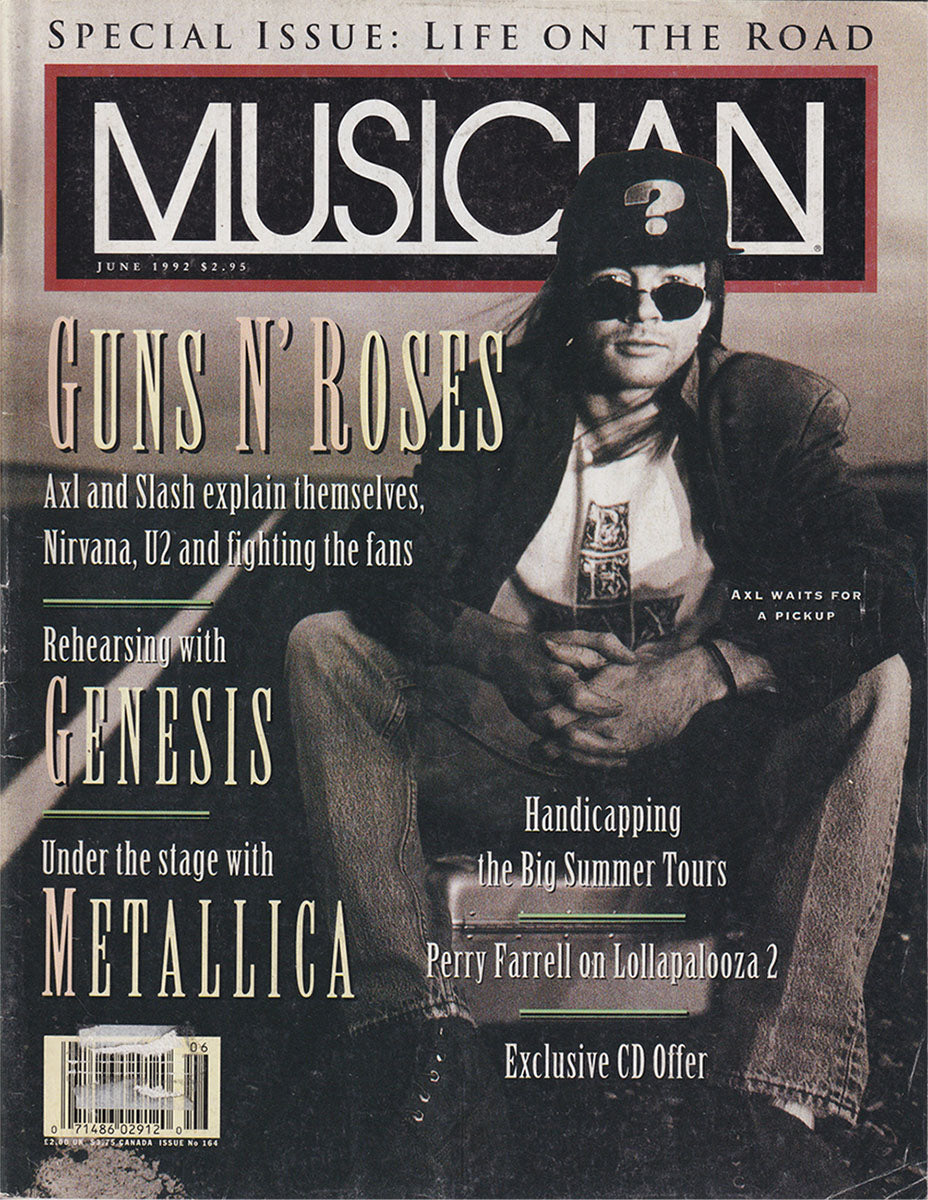 Musician - August 1992 - Axl Rose On Cover