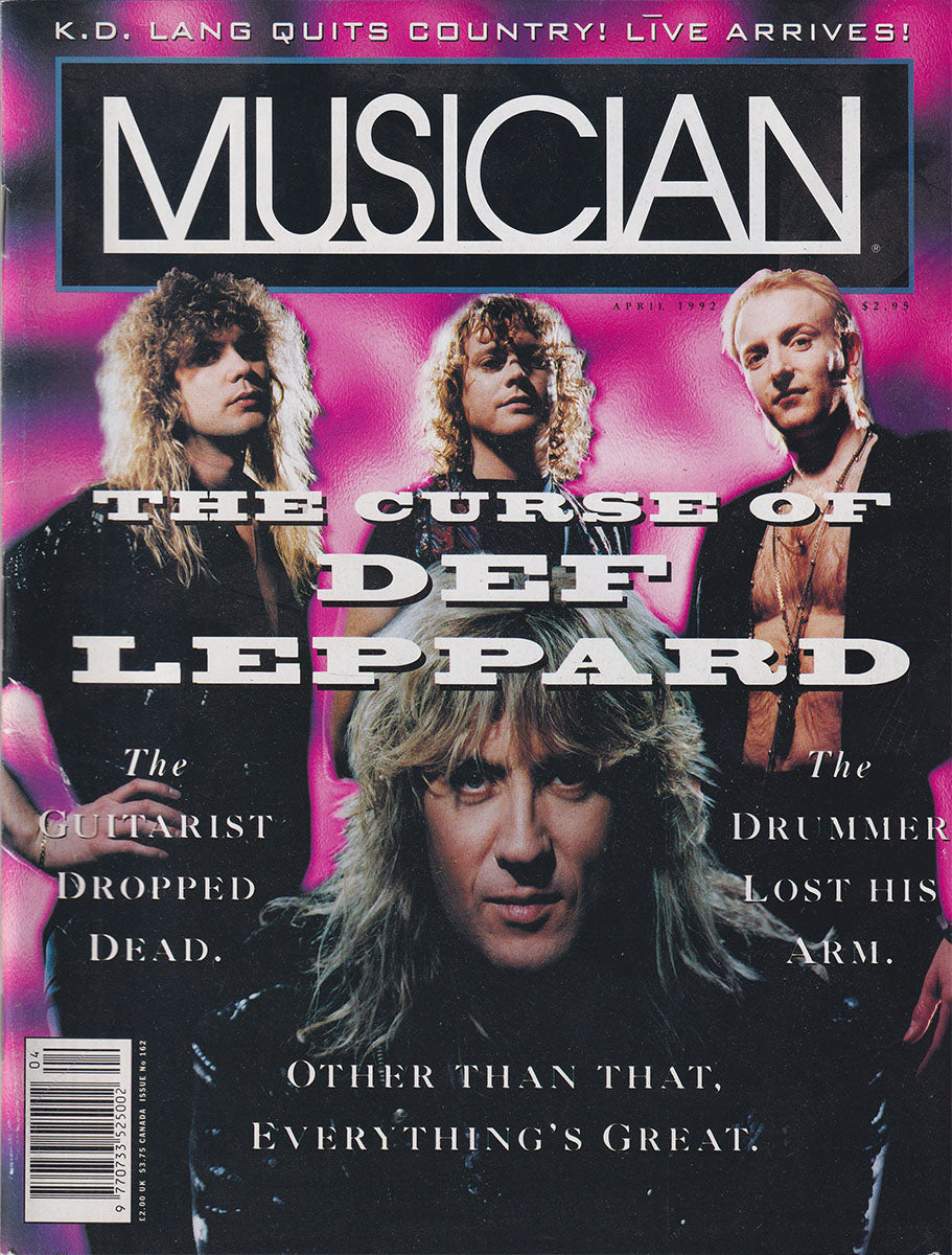 Musician - April 1992 - Def Leppard On Cover