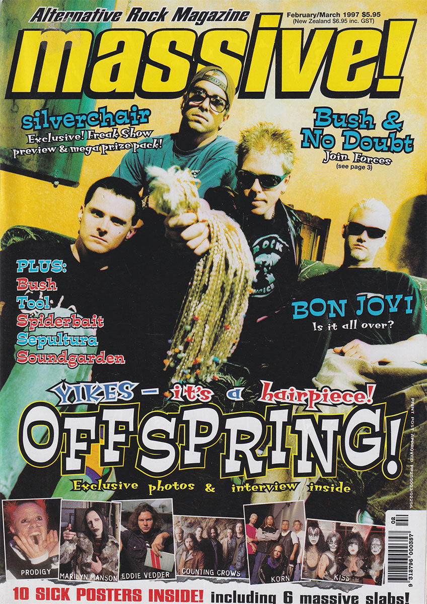 Massive! - Febuary/March 1997 - The Offspring On Cover