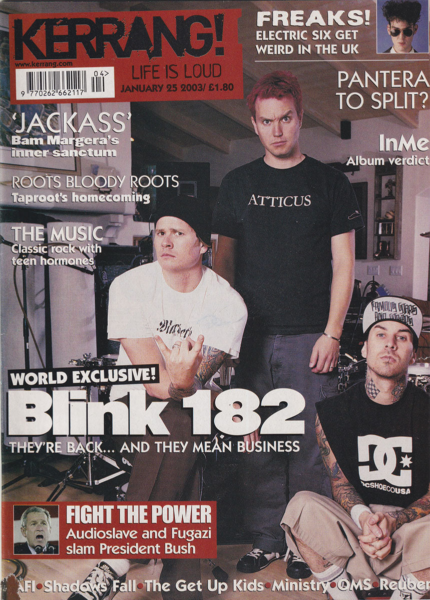 Kerrang! - January 25 2003 - Blink 182 On Cover