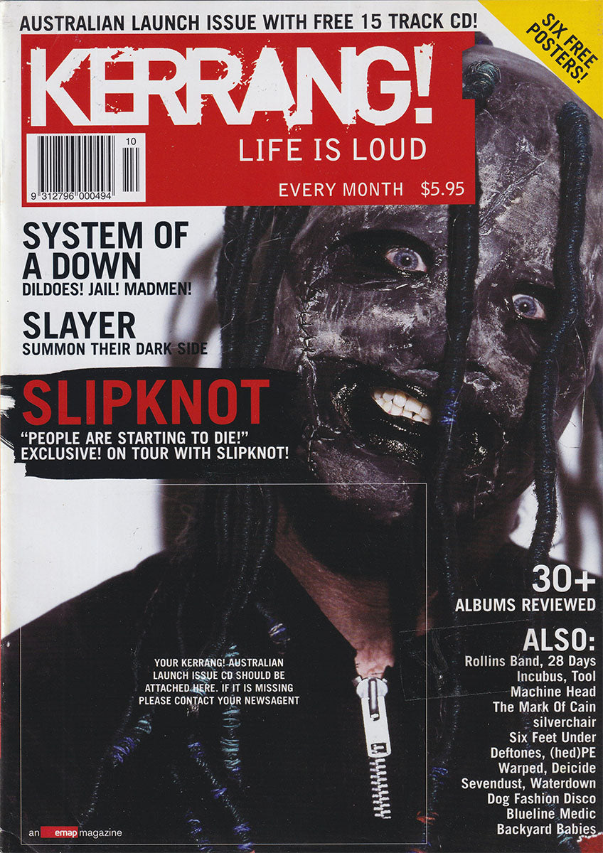 Kerrang! Life Is Loud - Issue 1 - September 5 2001 - Corey Taylor On Cover
