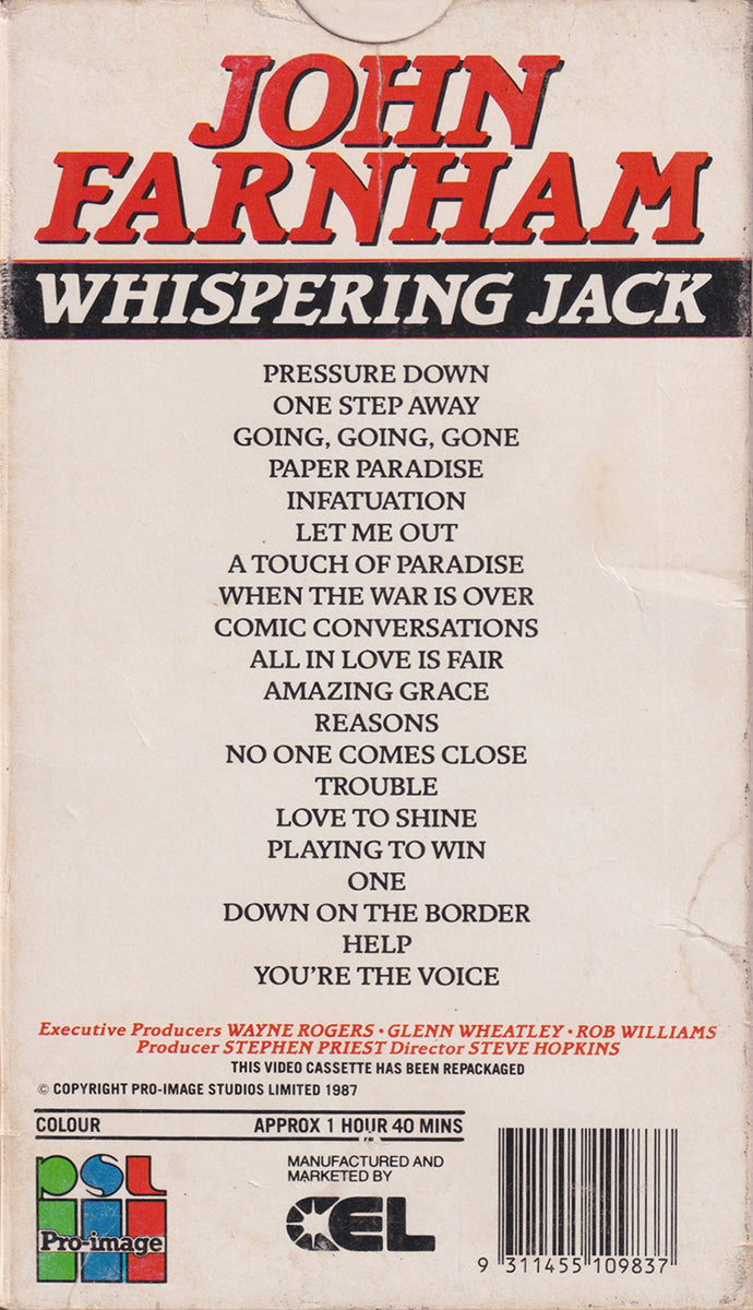 Whispering Jack In Concert