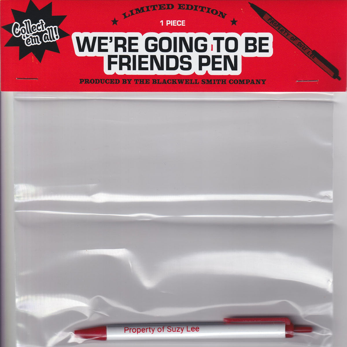 'We're Going To Be Friends Pen'