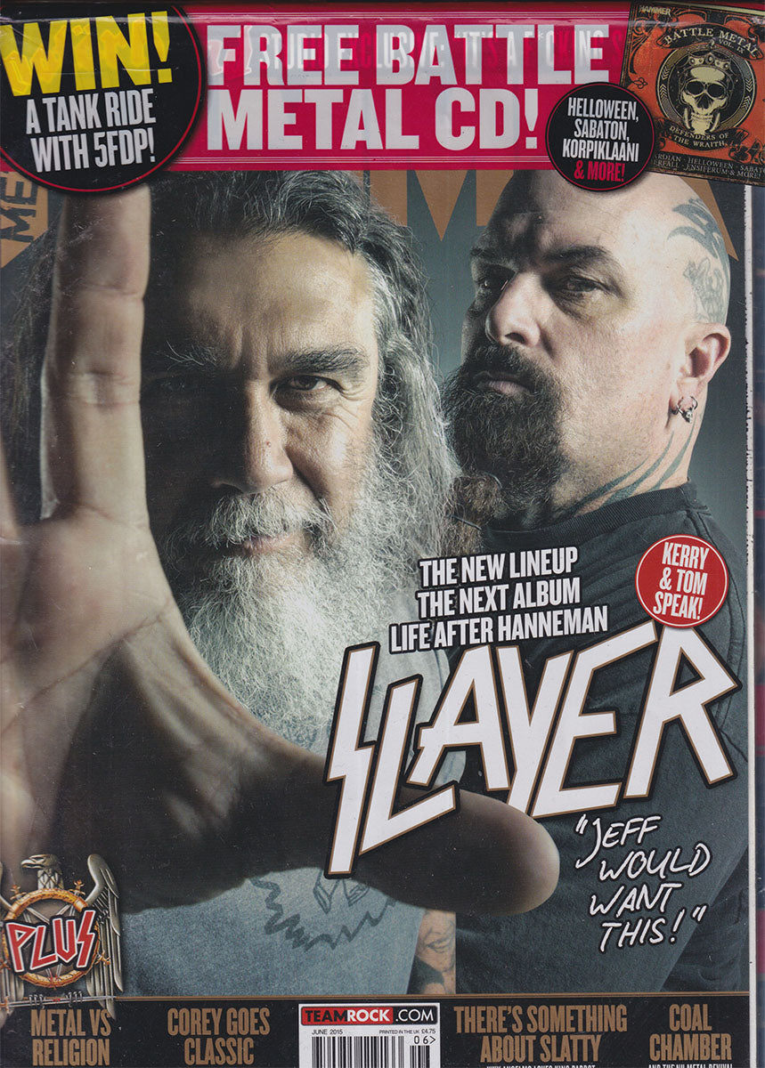 Metal Hammer - June 2015 - Slayer On Cover