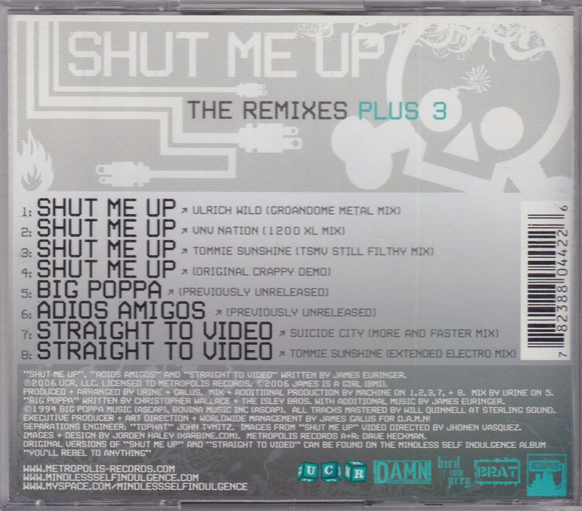 Shut Me Up: The Remixes Plus 3