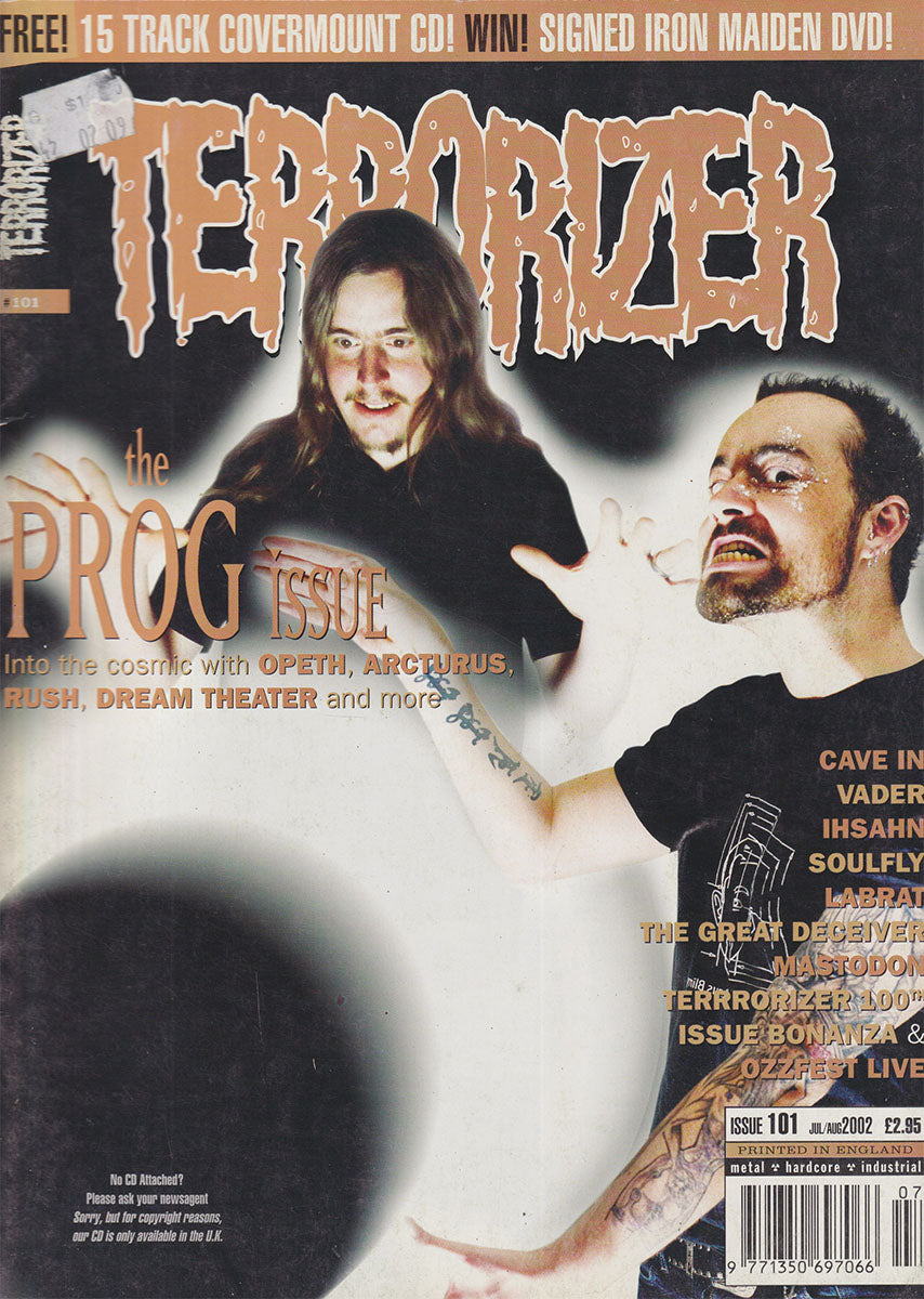 Terrorizer - July/August 2002 - Mikael Åkerfeldt On Cover