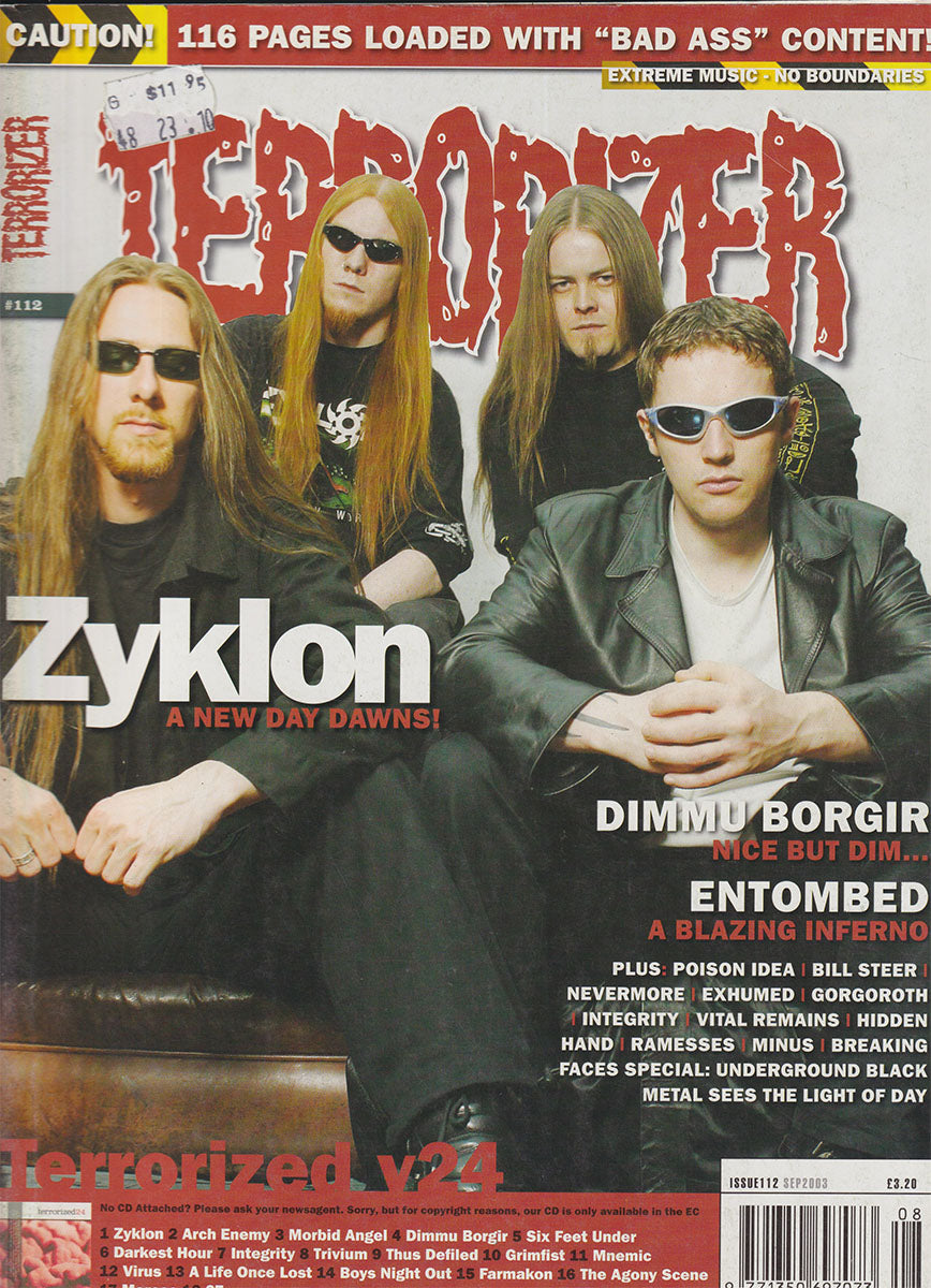 Terrorizer - December 2003 - Zyklon On Cover
