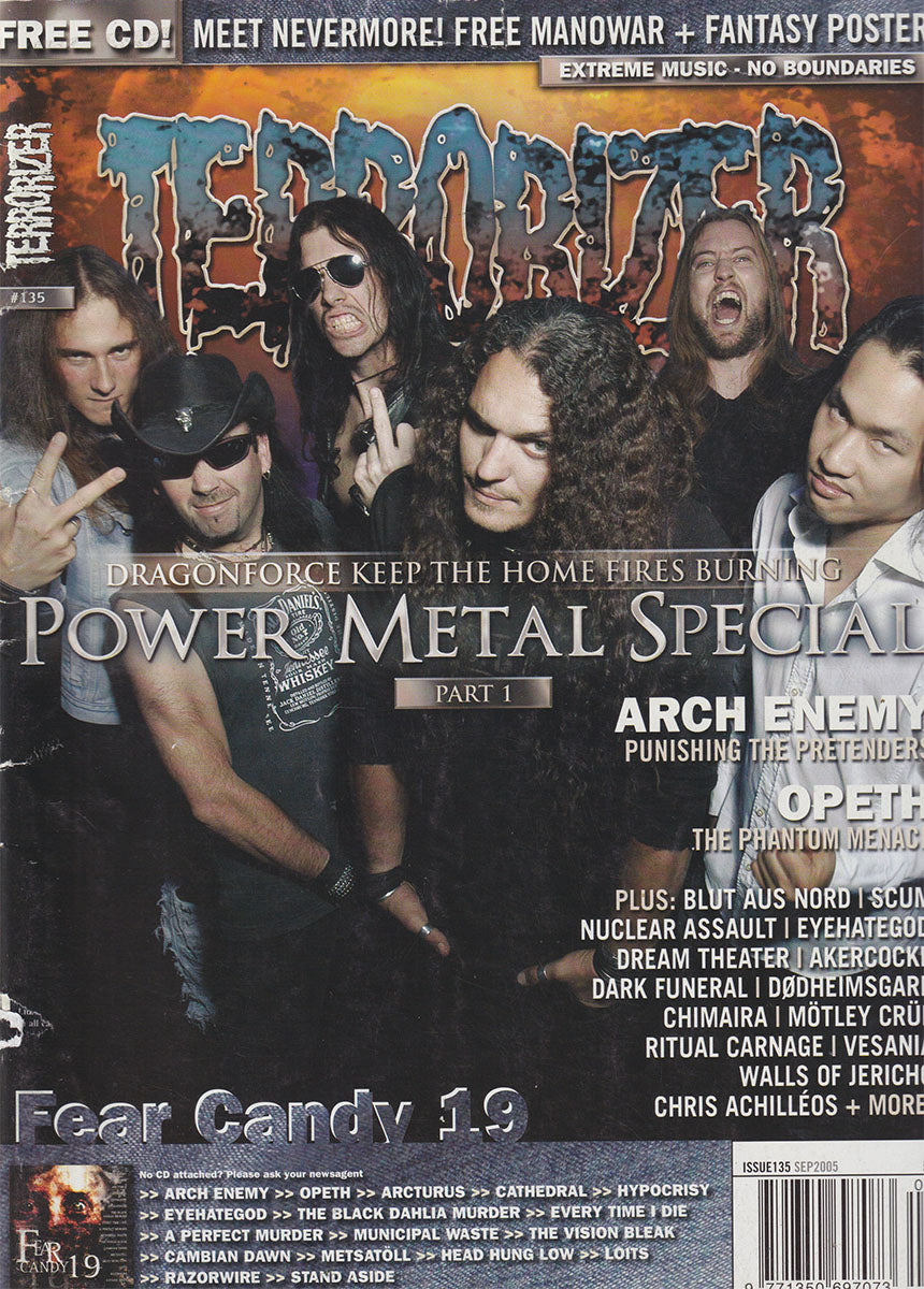 Terrorizer - September 2005 - Dragonforce On Cover