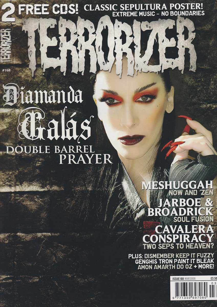 Terrorizer - March 2008 - Diamanda Galás On Cover