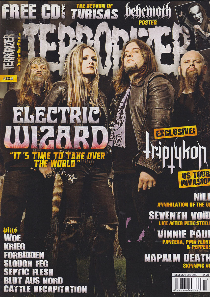 Terrorizer - December 2010 - Electric Wizzard On Cover