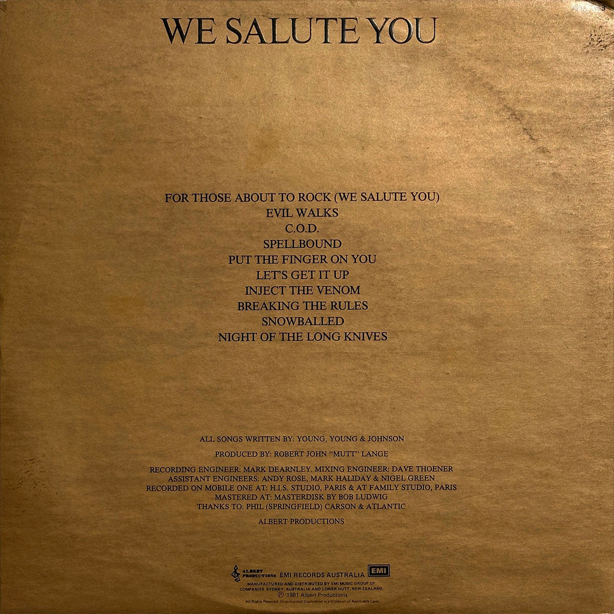 For Those About To Rock (We Salute You) - Image 2