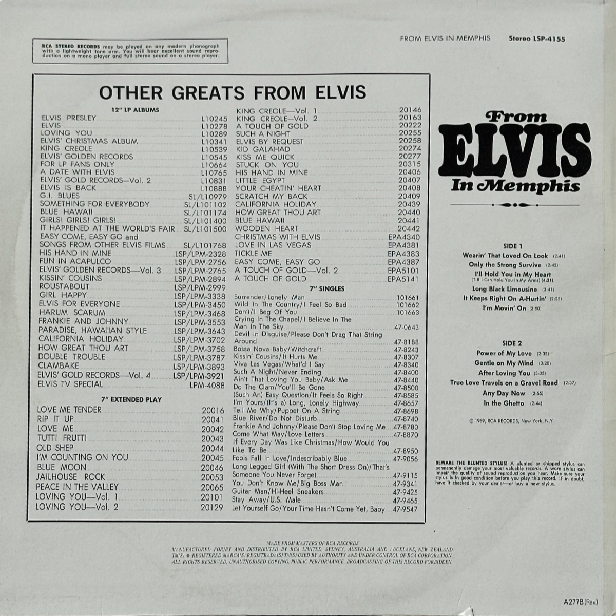 From Elvis In Memphis - Image 2