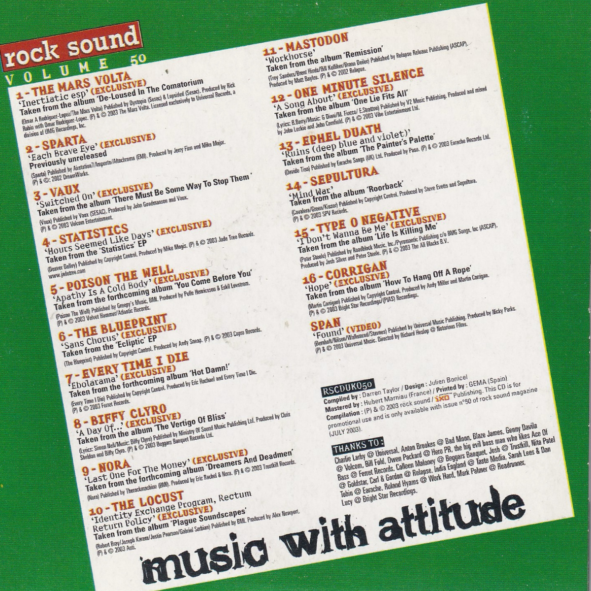 Music With Attitude - Volume 50 - Image 2