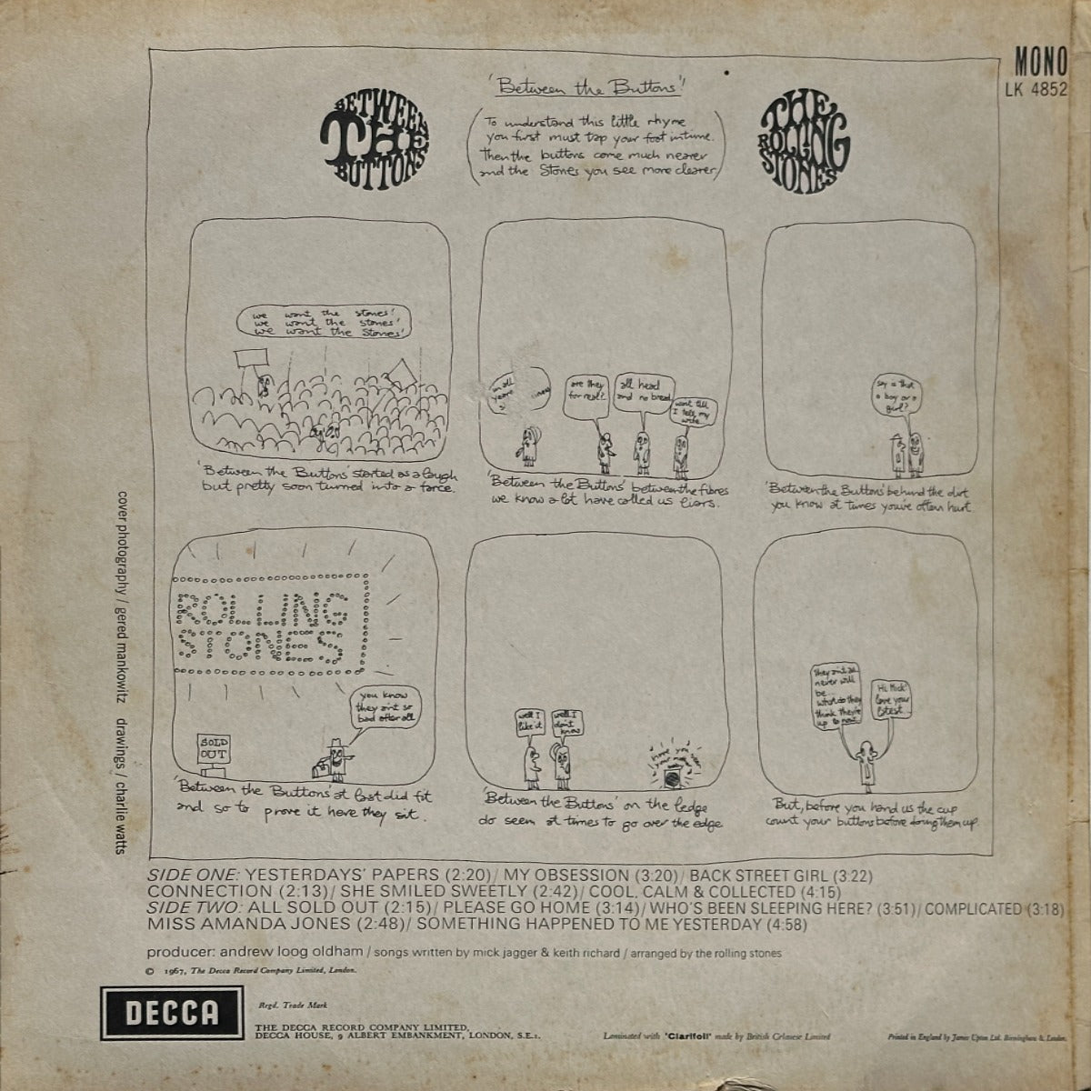 Between The Buttons - Image 2
