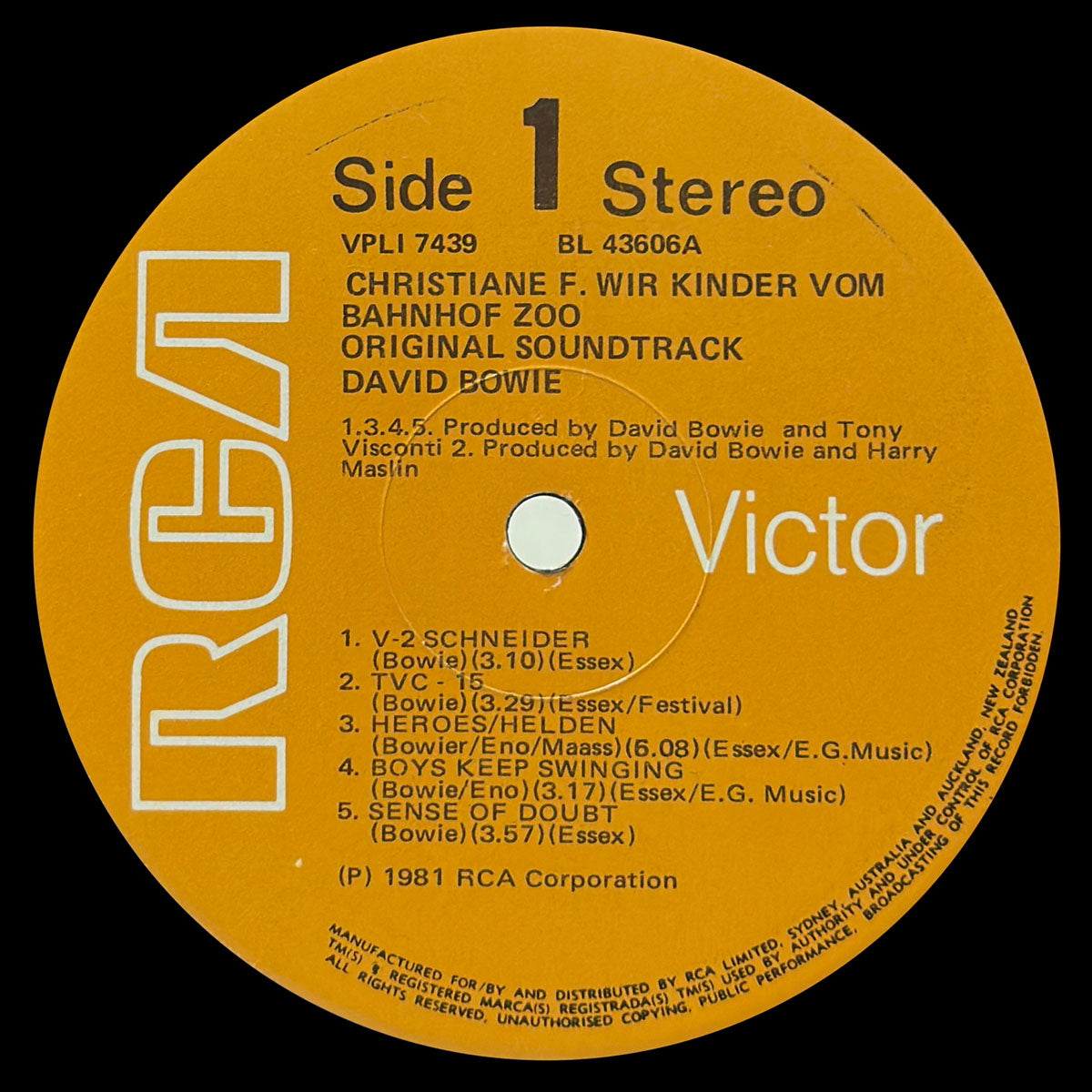 Original Soundtrack Zum Film "Christiane F. - Wir Kinder Vom Bahnhof Zoo" - Image 3