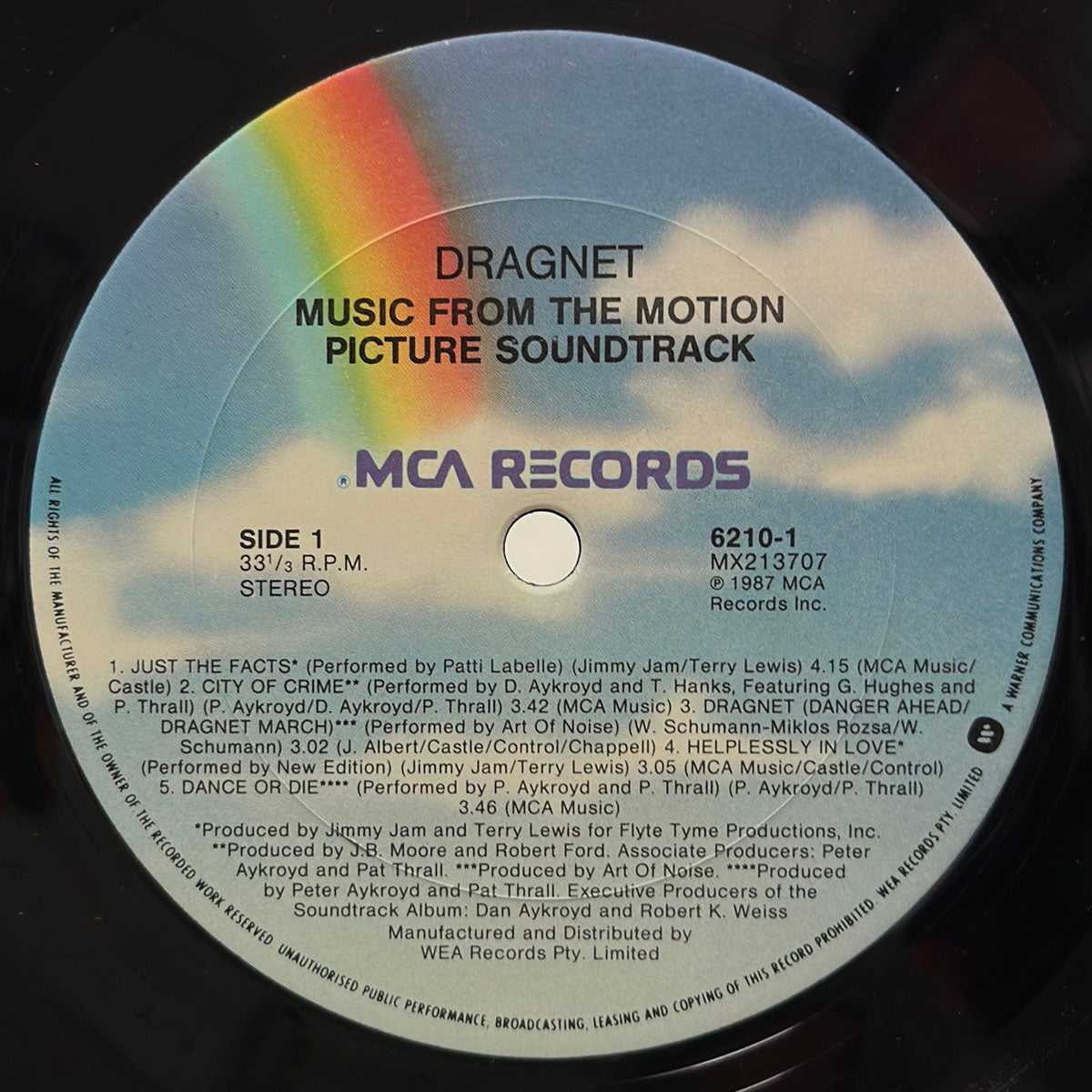 Dragnet - Music From The Motion Picture Soundtrack - Image 3