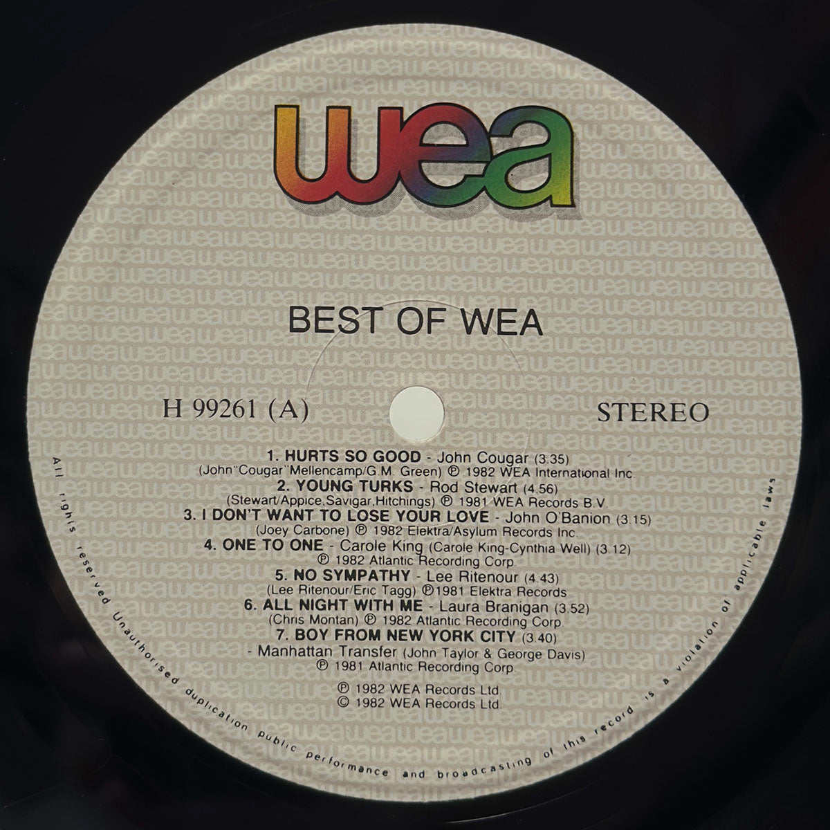 The Best Of WEA - Image 3