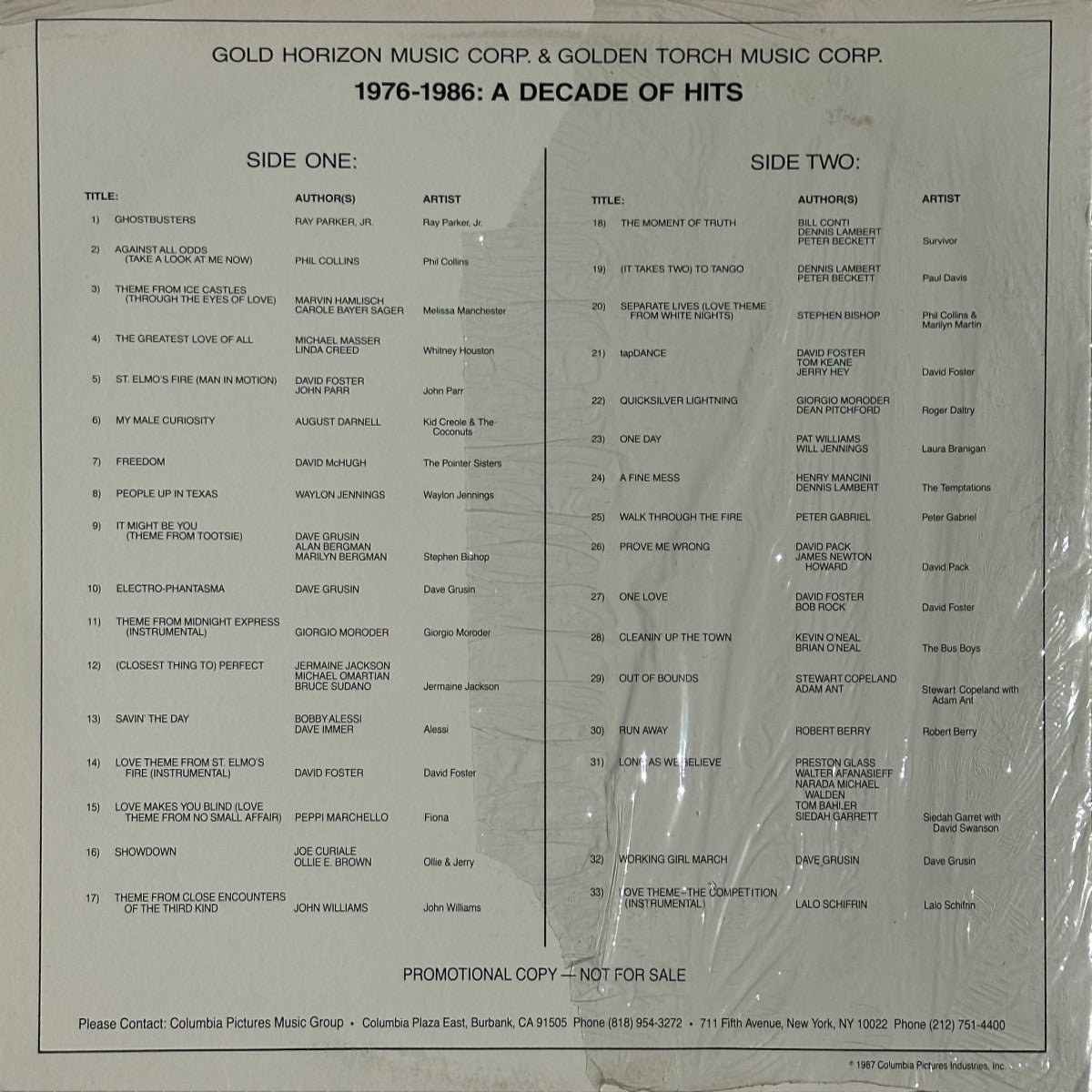 1976-1986: A Decade Of Hits - Image 2
