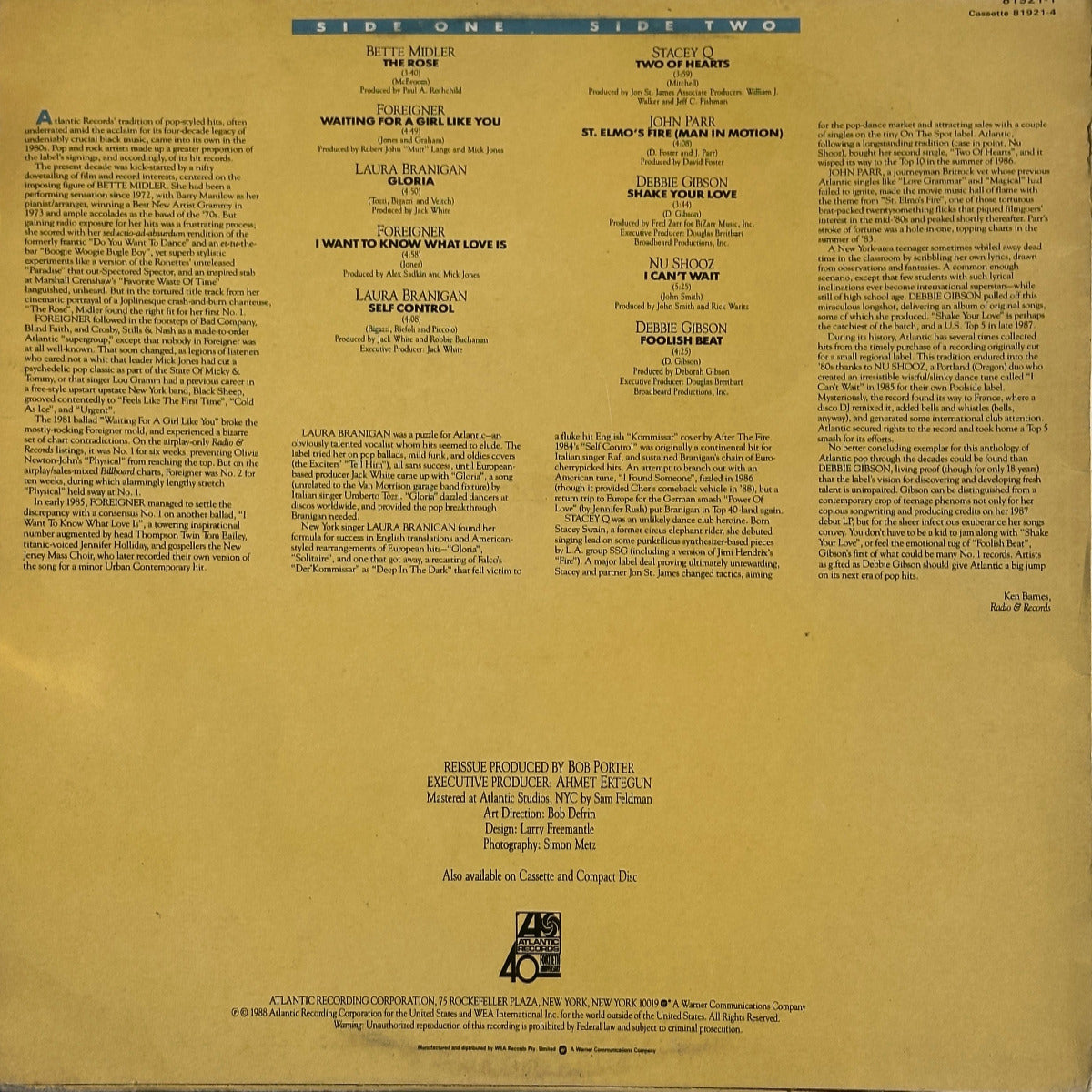 Hit Singles (1980-1988) - Image 2
