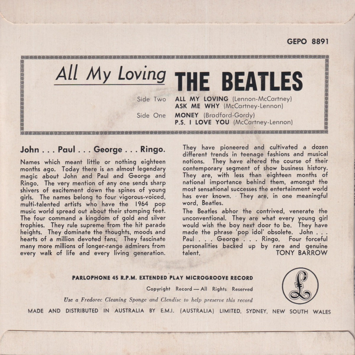 All My Loving - Image 2