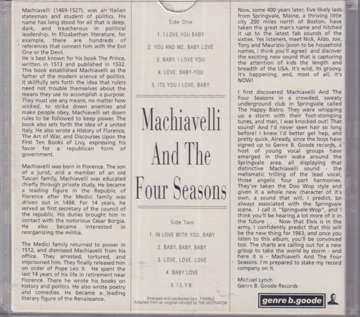 Machiavelli And The Four Seasons - Image 2