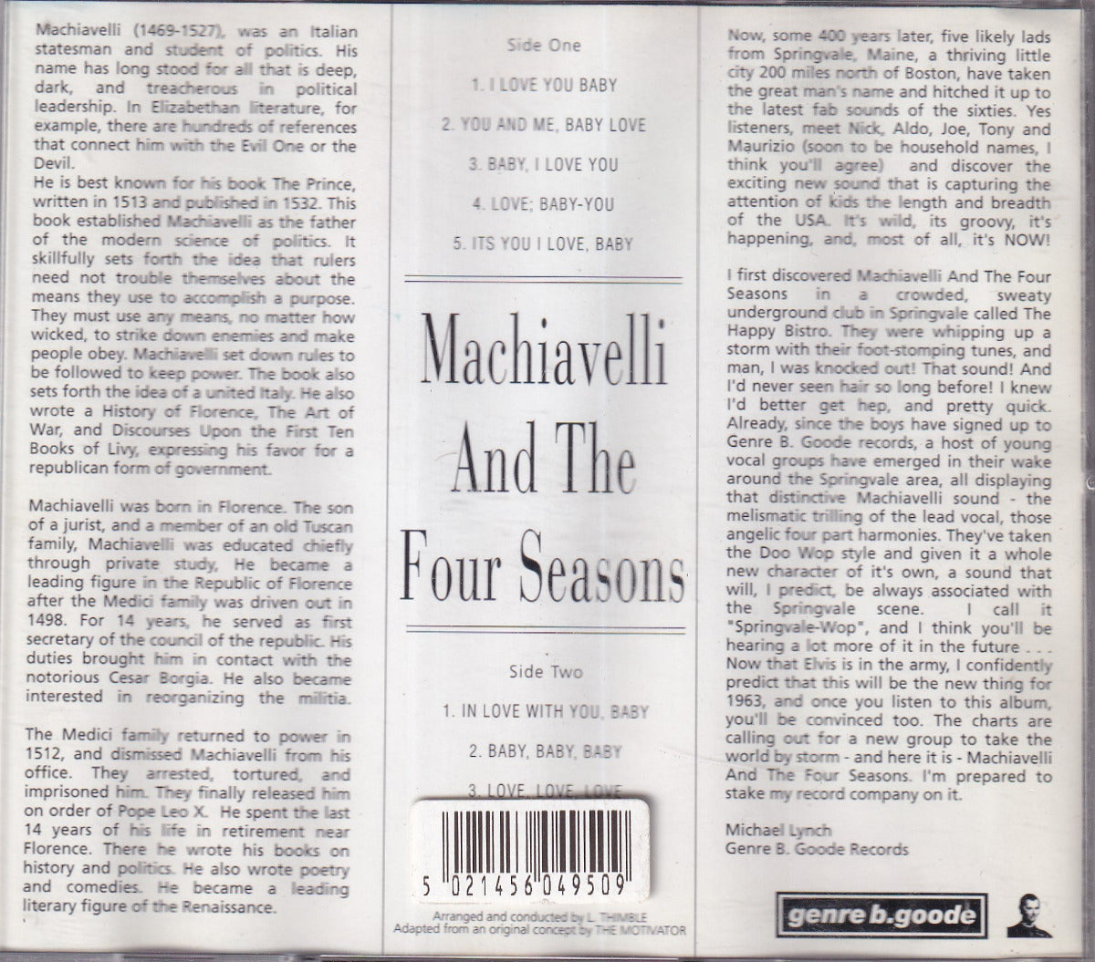 Machiavelli And The Four Seasons - Image 2