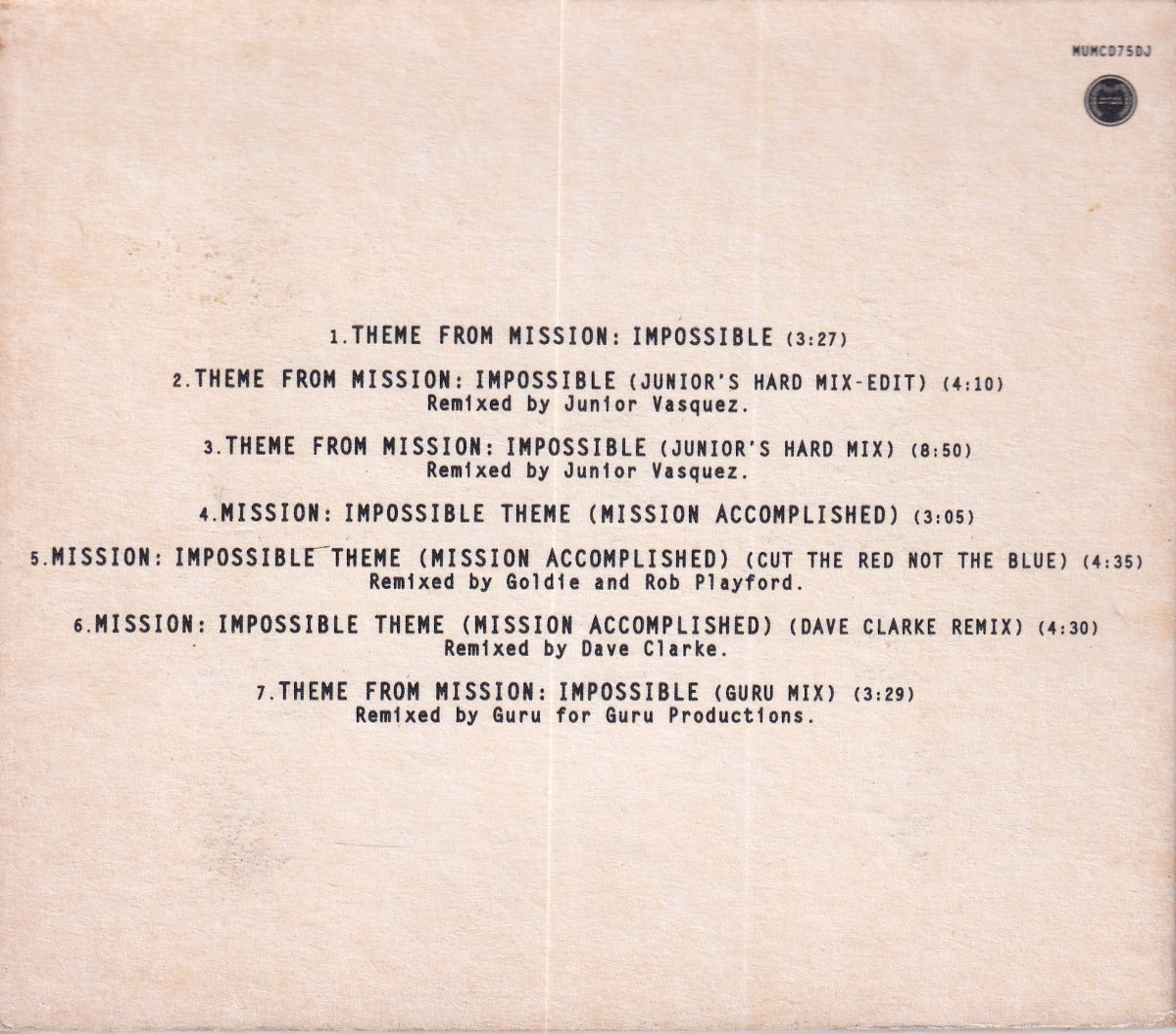 Theme From Mission: Impossible - Image 2