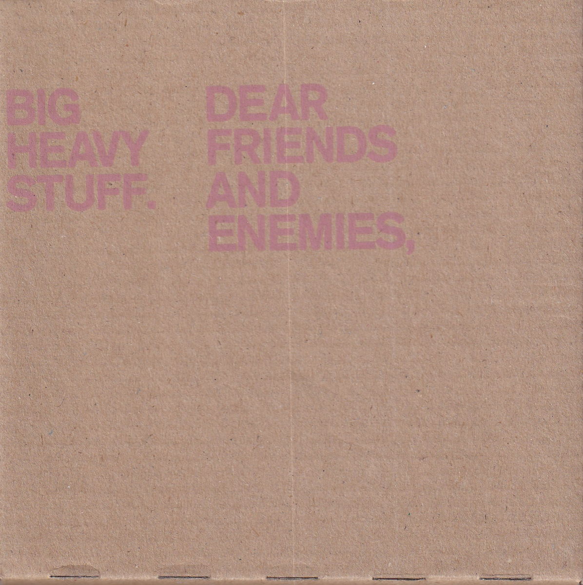 Dear Friends And Enemies, - Image 1