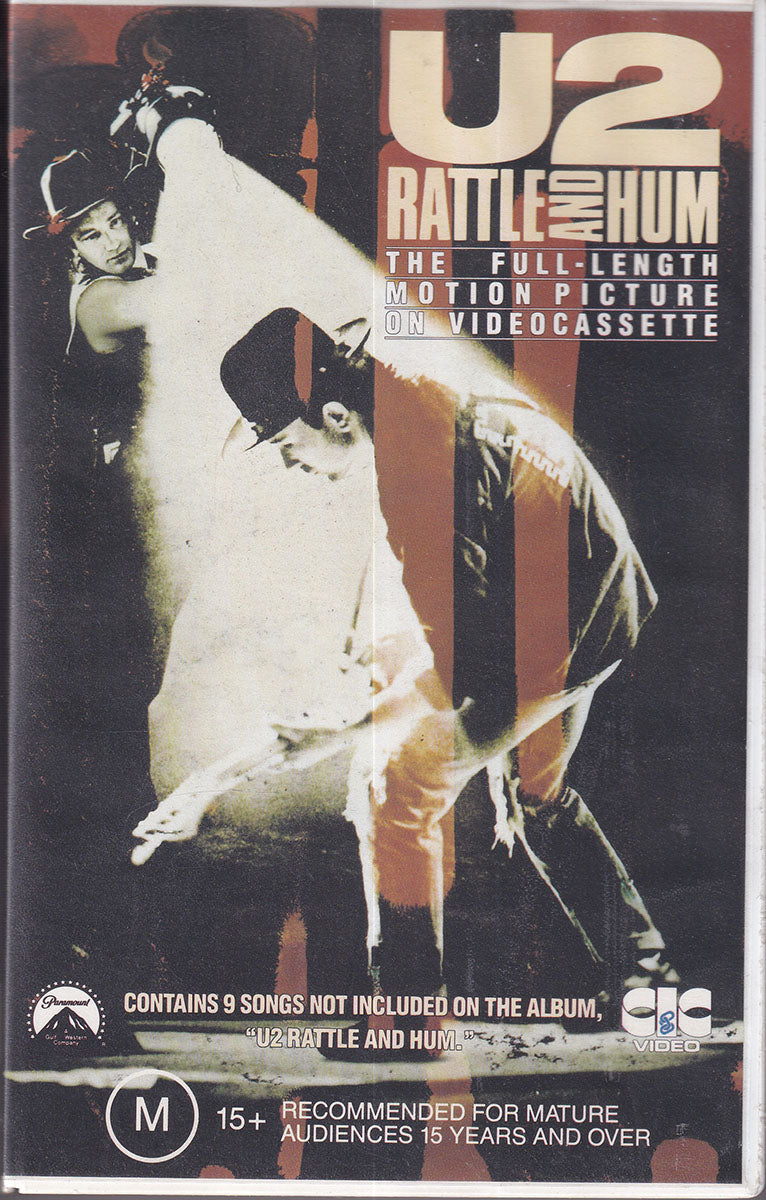 Rattle And Hum - The Full Length Motion Picture On Video Cassette - Image 1