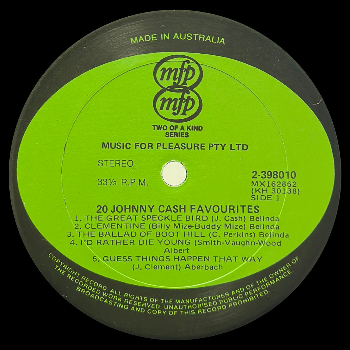 20 Johnny Cash Favourites - Image 3