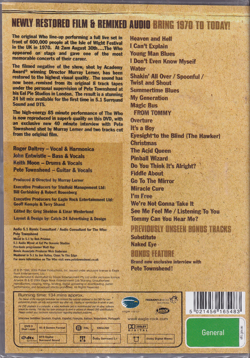 Live At The Isle Of Wight Festival 1970 - Image 2