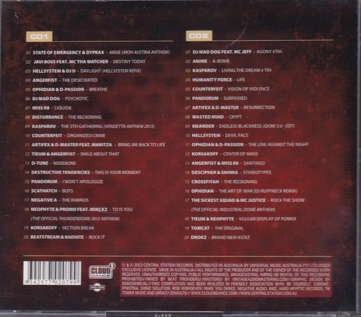 Hardcore - The Ultimate Collection Volume 1 . 2013 - Image 2