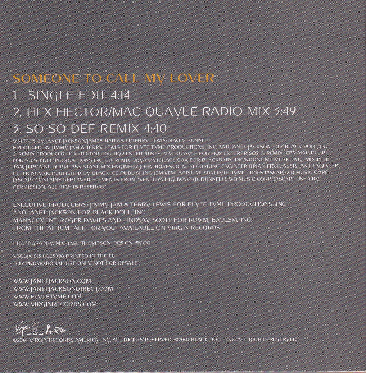 Someone To Call My Lover - Image 2