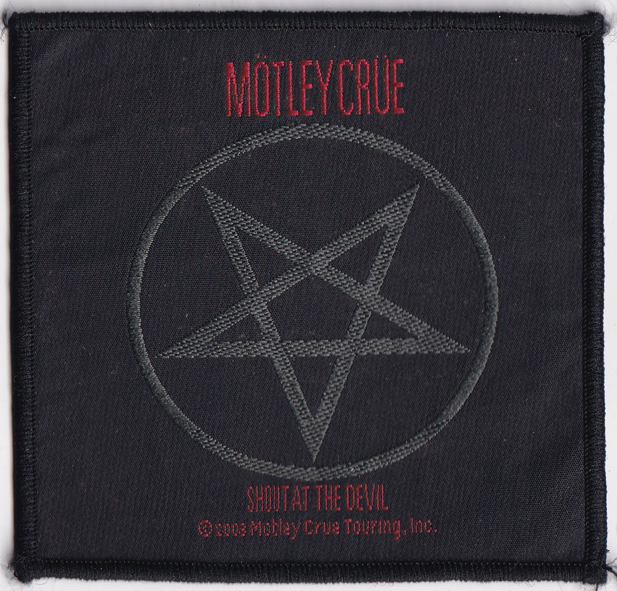 'Shout At The Devil' Patch