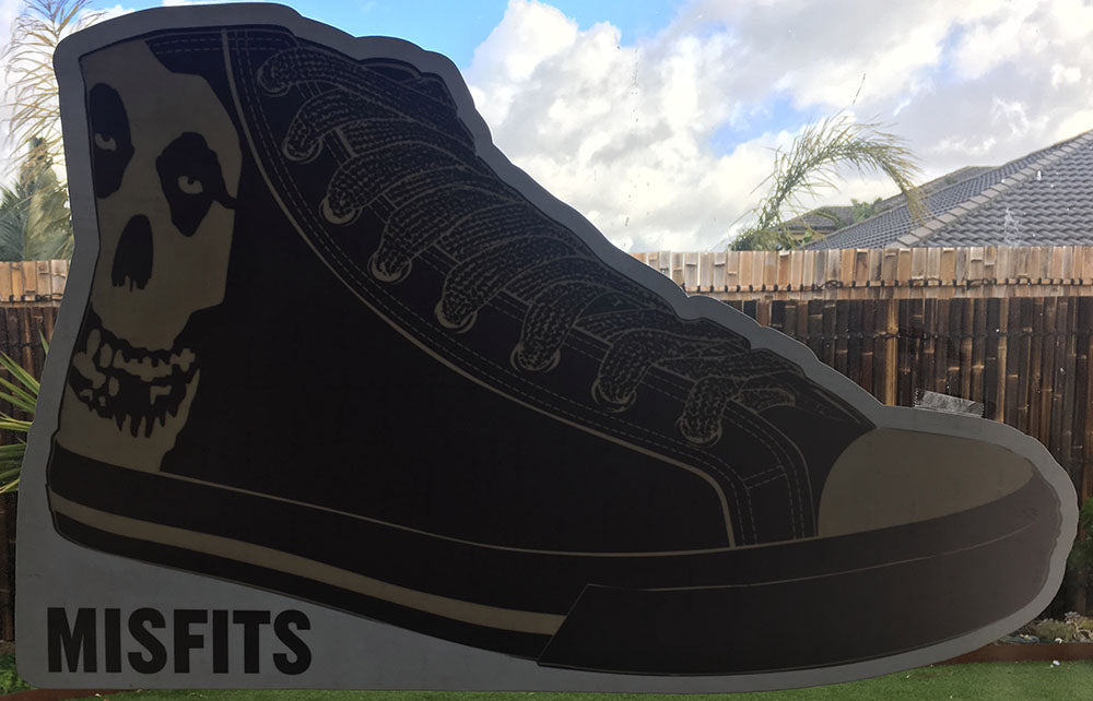 Draven Shoes Reusable Window Cling Decal