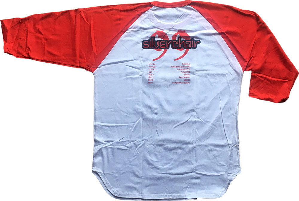 Product Of Your TV Design 1999 Oz Tour 3/4 Sleeve Raglan White T-Shirt