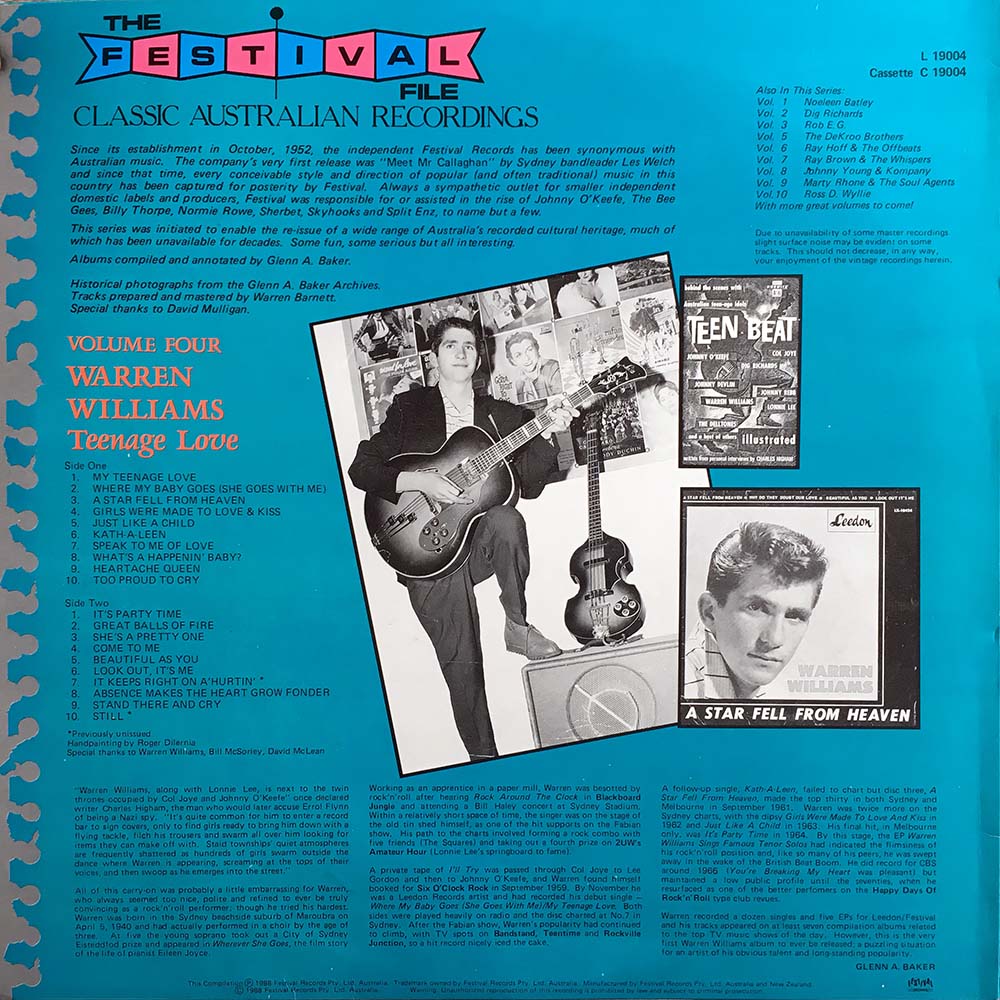 Teenage Love: The Festival File Volume 4