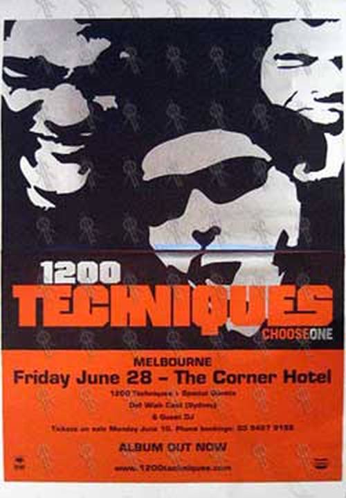 1200 TECHNIQUES - 'Choose One' Album/'Corner Hotel