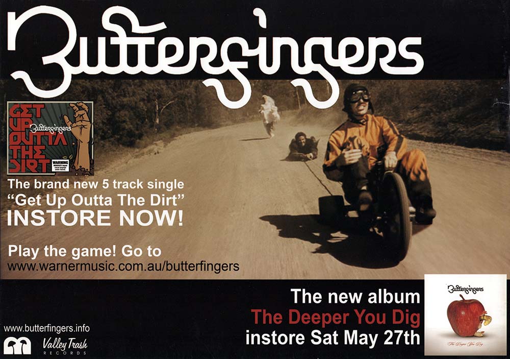 Get Up Outta The Dirt / The Deeper You Dig Promo Poster