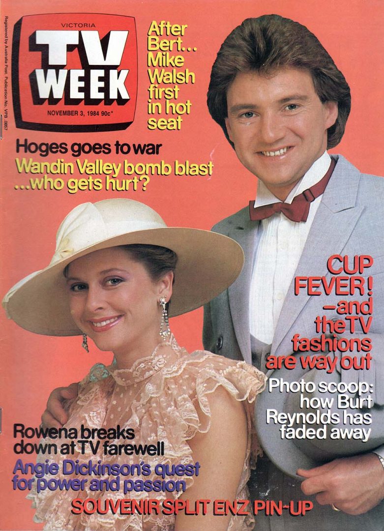 TV Week - 3rd November 1984 - Greg Evans & Debbie Newsome Of A Perfect Match On Cover