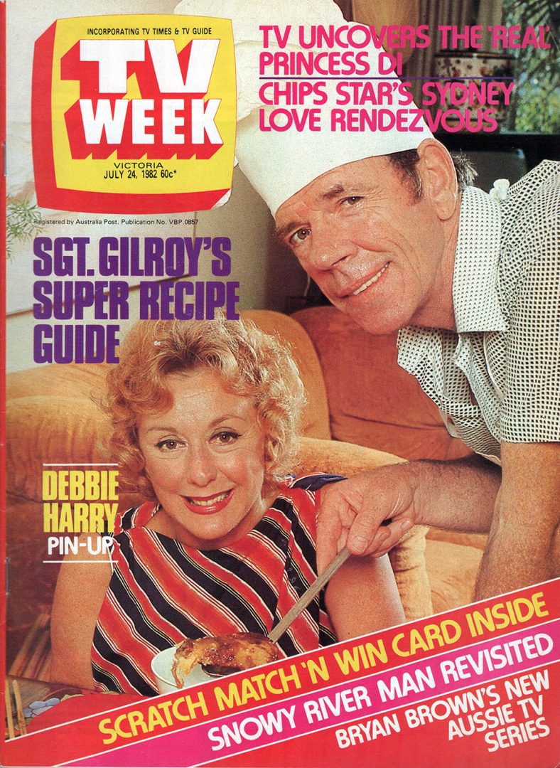 TV Week - 24th July 1982 - Brian Wenzel & Lorrae Desmond Of A Country Practice On Cover
