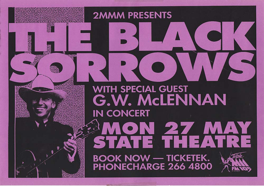 State Theatre, Sydney, 27th May 1991 / Promises, Sydney, 15th May 1991 Shows Poster