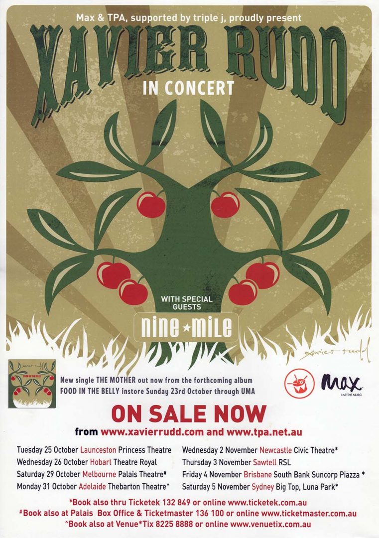 2005 Australian Tour Poster
